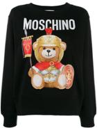 Moschino Teddy Bear Print Sweatshirt - Black