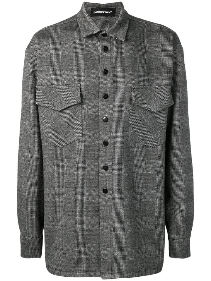 Styland Checked Shirt - Grey