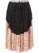 No21 Bicolour Lace Skirt