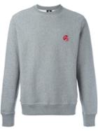 Ps By Paul Smith Flocked Logo Sweatshirt