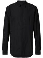 Forme D'expression Pleated Plaquette Shirt - Black