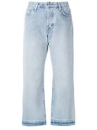 Levi's: Made & Crafted Cropped Denim Culottes - Blue