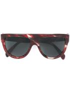 Céline Eyewear Aviator Sunglasses - Red