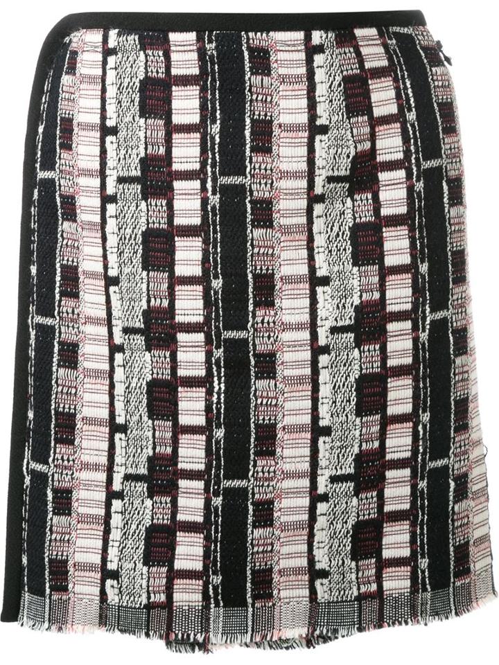 Christopher Esber Navajo Mini Skirt, Women's, Size: 6, Black, Cotton/acrylic/polyester/spandex/elastane