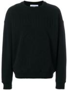 Moschino Logo Relief Sweatshirt - Black