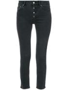 Anine Bing High Waisted Skinny Jeans - Grey