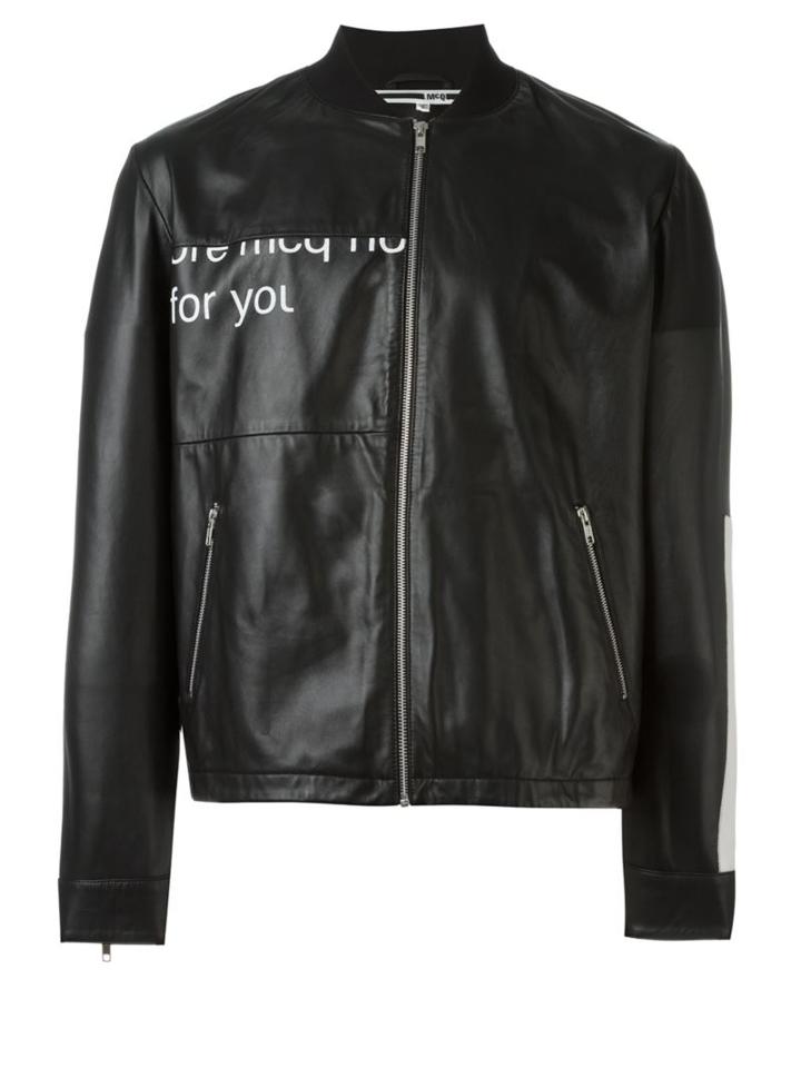 Mcq Alexander Mcqueen Urban Poetry Print Jacket