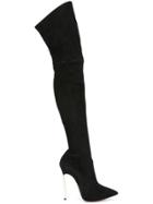 Casadei Stretch Over-the-knee Boots - Black