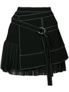 Cinq A Sept - Fitted Dress - Women - Polyester/triacetate - 0, Women's, Black, Polyester/triacetate