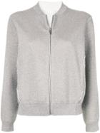 Anteprima Luxe Doppio Bomber Jacket - Silver
