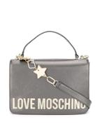 Love Moschino Logo Top-handle Tote - Grey
