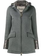 Herno Hooded Zip-up Jacket - Grey