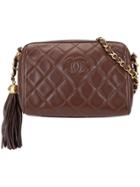 Chanel Vintage Quilted Fringe Chain Shoulder Bag - Brown
