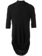 Cedric Jacquemyn Silk Polo Shirt, Men's, Size: 48, Black, Silk