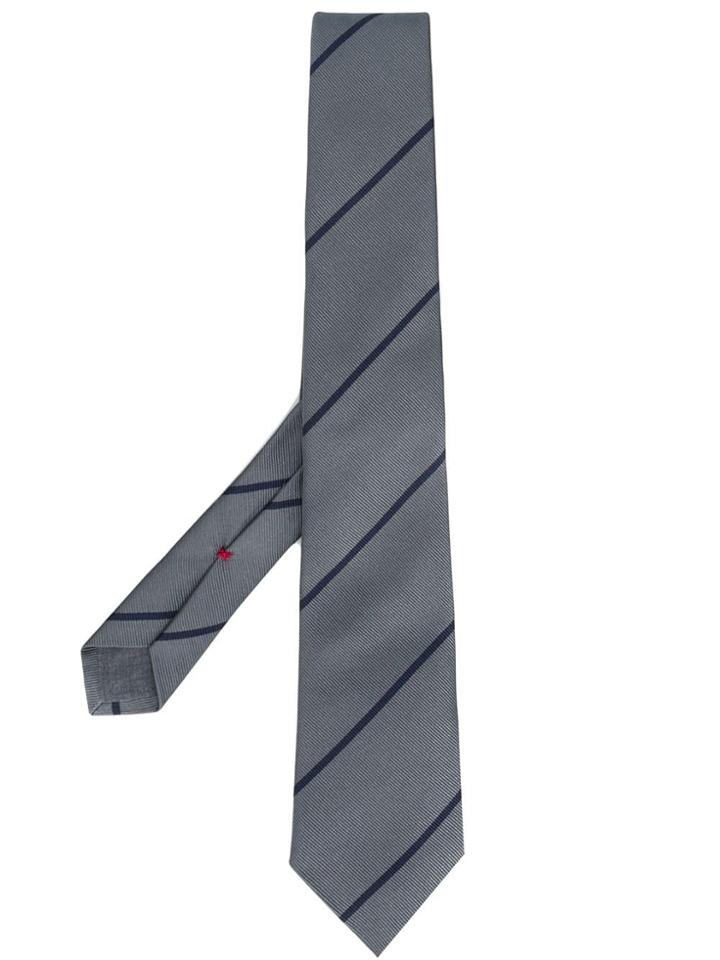 Brunello Cucinelli Classic Style Tie - Grey