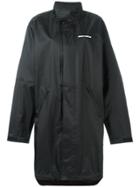 Alyx Logo Print Windbreaker Coat - Black