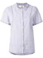 Cotélac - Striped Shirt - Women - Cotton - 2, Grey, Cotton