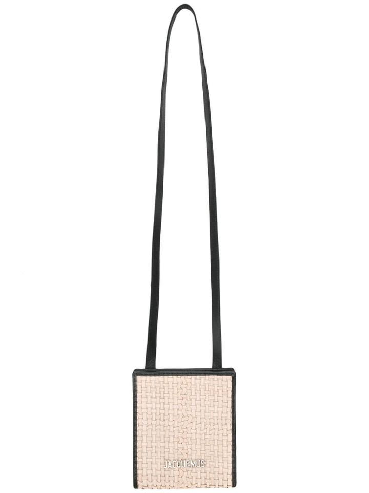 Jacquemus Logo Woven Bag - Neutrals