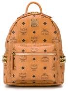 Mcm Small Stark' Backpack - Nude & Neutrals