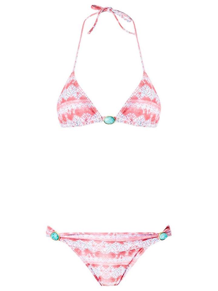 Brigitte Triangle Bikini Set, Women's, Size: G, Pink/purple, Spandex/elastane/polyimide