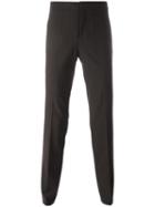 Neil Barrett Side Stripe Trousers, Men's, Size: 48, Brown, Virgin Wool/polyester/spandex/elastane/cotton