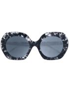 Thom Browne Eyewear Oversized Round Sunglasses - Grey