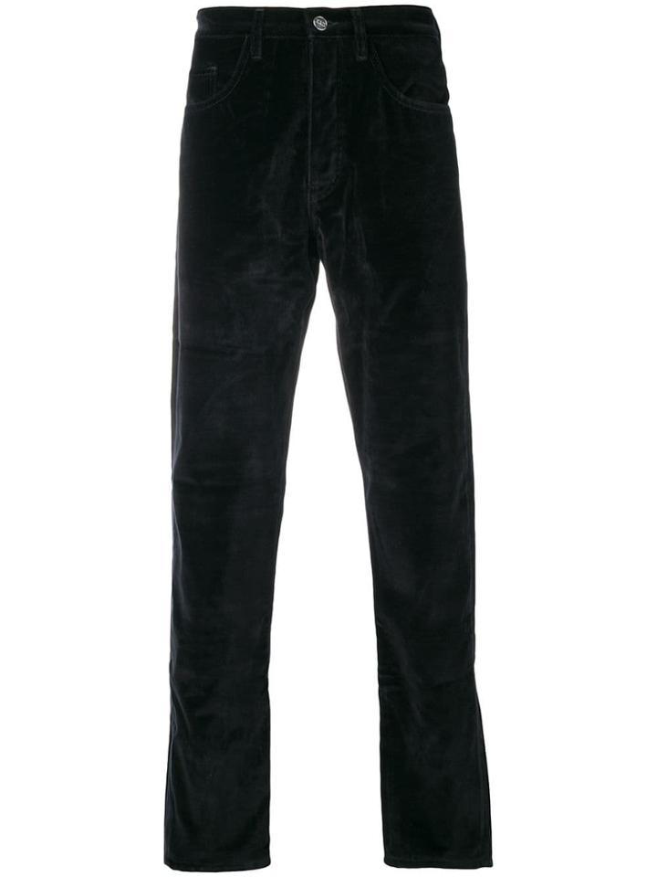 Enfants Riches Déprimés Velvet Corduroy Trousers - Black