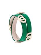 Bulgari Charm Wrap Bracelet, Women's, Green
