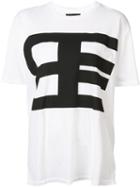 Baja East Logo Print T-shirt, Women's, Size: 1, White, Supima Cotton