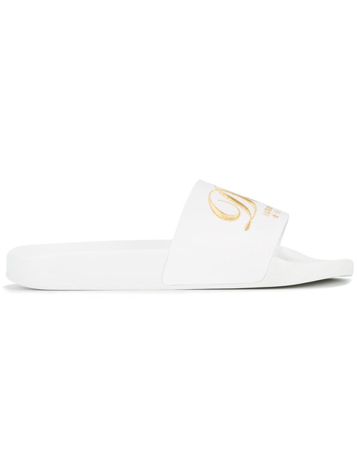 Dolce & Gabbana White Luxury Hotel Pool Slides