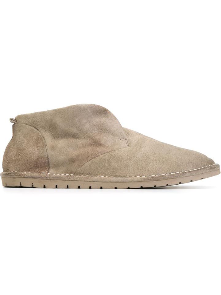 Marsèll Laceless Desert Boots, Men's, Size: 42, Nude/neutrals, Suede/rubber/leather