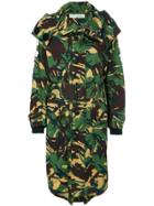 Off-white Camouflage Trench Coat - Multicolour