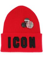 Dsquared2 Icon Hat With Badges