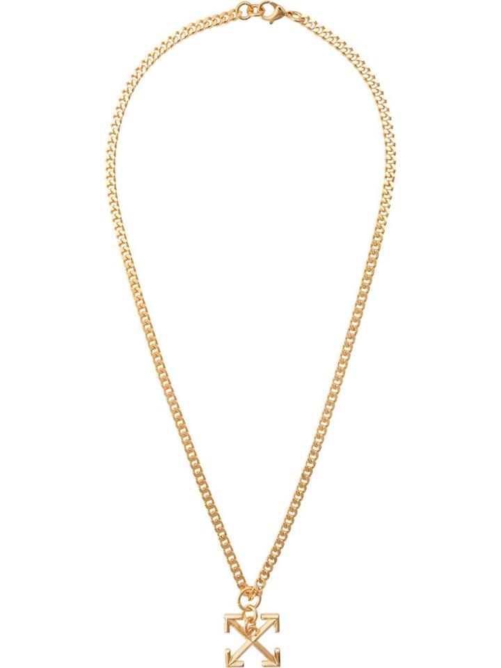 Off-white Arrows Pendant Necklace - Gold