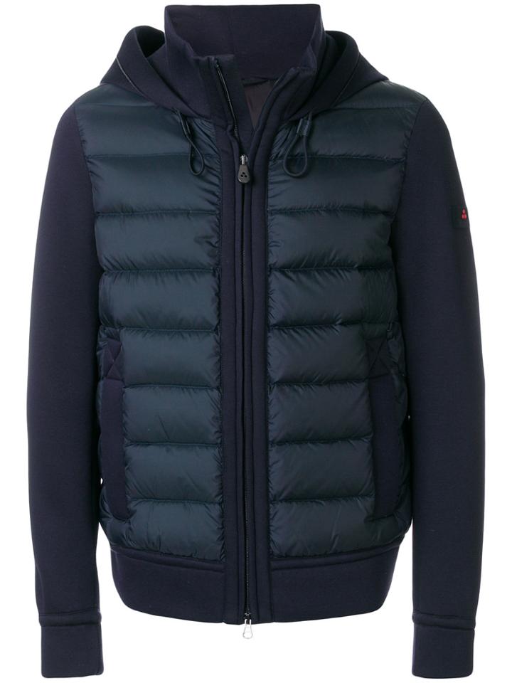 Peuterey Padded Panel Hood Jacket - Blue