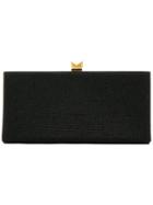 Jimmy Choo - Celeste Clutch - Women - Silk/metallic Fibre - One Size, Black, Silk/metallic Fibre