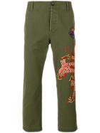 Gucci Military Embroidered Dragon Trousers - Unavailable