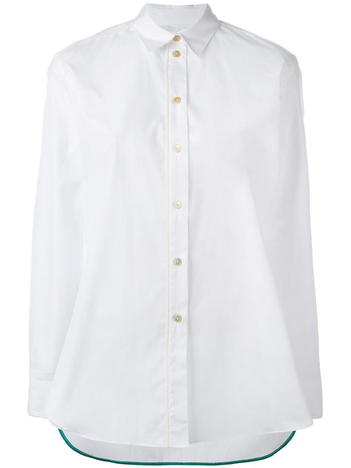 Paul Smith Classic Shirt, Women's, Size: 44, White, Cotton/cupro