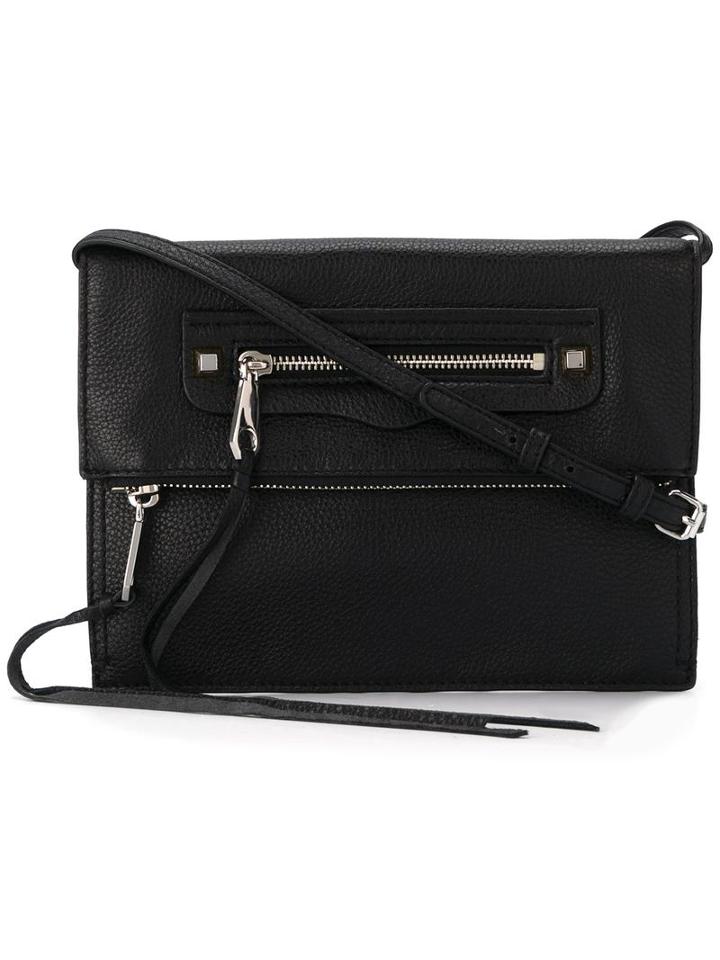 Rebecca Minkoff Long Fringes Crossbody Bag, Women's, Black, Calf Leather