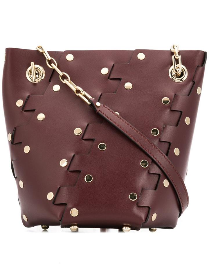 Proenza Schouler Mini Hex Bucket Bag - Red