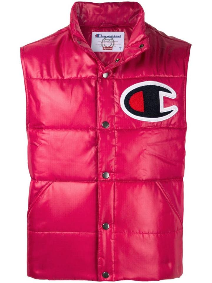 Supreme Supreme X Champion Puffer Vest - Pink