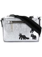 Marc Jacobs 'gotham' Flocked Animals Crossbody Bag, Women's, Grey