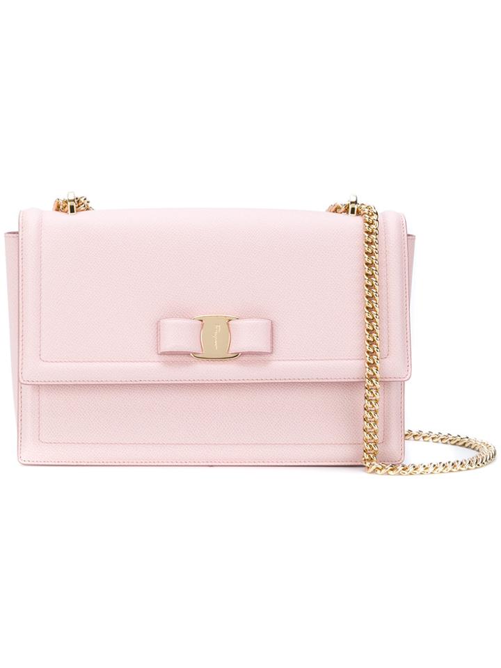 Salvatore Ferragamo Ginny Crossbody Bag - Pink & Purple