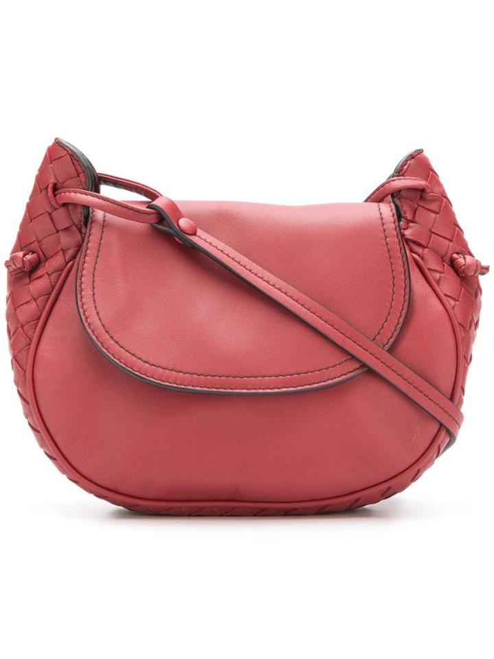 Bottega Veneta Piccola Cross Body Bag - Red