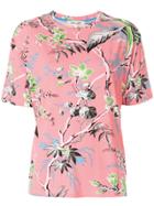 Diane Von Furstenberg Floral Print T-shirt - Pink & Purple
