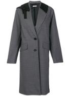Miu Miu Contrast Collar Coat - Grey