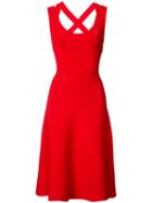T By Alexander Wang Cross-back Dress, Women's, Size: Medium, Red, Viscose/nylon/spandex/elastane