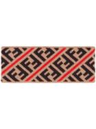 Fendi Intarsia-knit Headband - Multicolour