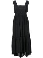 Ulla Johnson Tie Shoulder Asymmetric Dress - Black