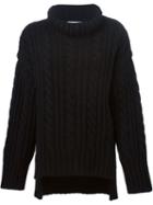 Viktor & Rolf Oversized Cable Knit Sweater